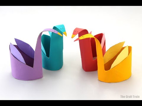 Step by step Swan and Snake Paper Craft #diy #papercraft #origami