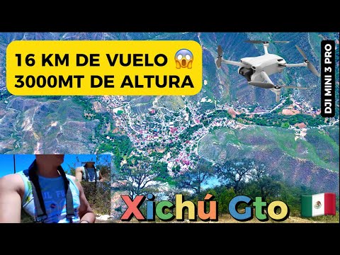XICHÚ GTO 4K  Asi se ve desde 1 5KM desde las alturas