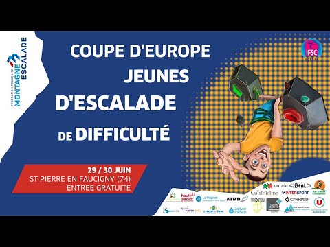 Finals - EUROPEAN YOUTH CUP lead climbing - ST. PIERRE FAUCIGNY 2019