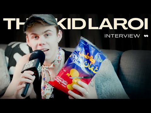 THE KID LAROI REVEALS HIS NEW FAVORITE SNACK (JUSTIN BIEBER,JUICE WRLD,POST MALONE) - FULL INTERVIEW