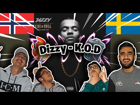 THIS IS MAD!!!! Norwegians React To (Swedish Rap) Reacting Til Dizzy - K.O.D (King Of Drill)