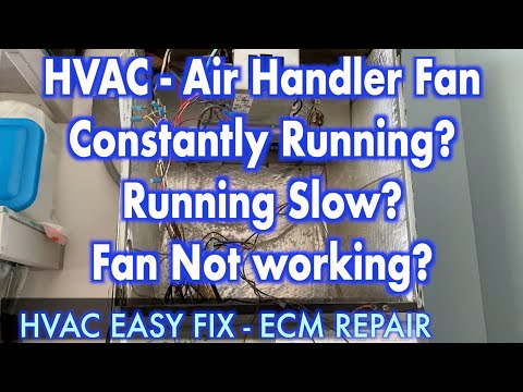 HVAC Blower Motor Constantly Running - ECM Module Home Repair