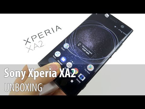 Sony Xperia XA2 Unboxing (Midrange Handset shown at CES 2018, With 23 MP Camera)
