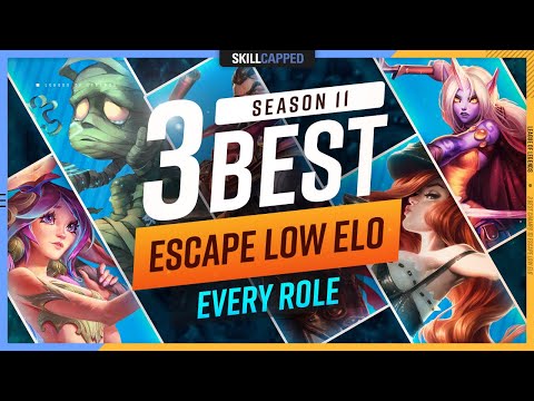 3 BEST Champions to ESCAPE LOW ELO for END of SEASON 11!