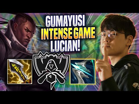 GUMAYUSI INTENSE GAME WITH LUCIAN! - T1 Gumayusi Plays Lucian ADC vs Aphelios! | Bootcamp 2022
