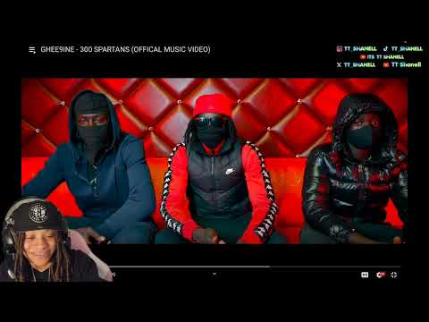 GHEE9INE - 300 SPARTANS (OFFICAL MUSIC VIDEO) - TT Shanell Reacts