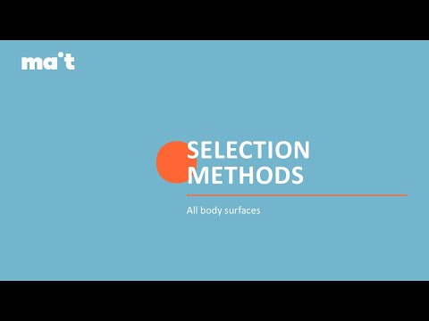PTC Creo: Advanced selection methods - Select all body surfaces