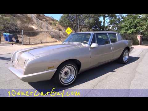 Thumbnail for 87 Avanti Studebaker Avanti II G Body Monte Carlo SS Chassis Start Up & Test Drive Review Video #1 by GM G platform