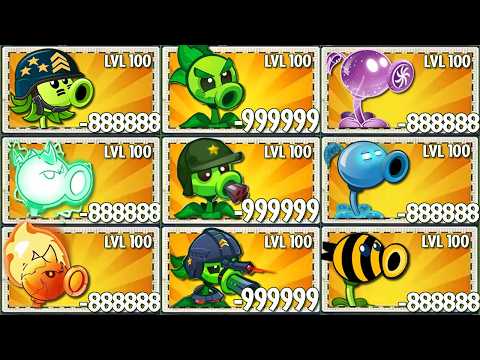 Random 34 PEA Plants PVZ 2 vs PVZ 3 Level 1 Battlez - Who Will Win? - Pvz 2 Plant vs Plant