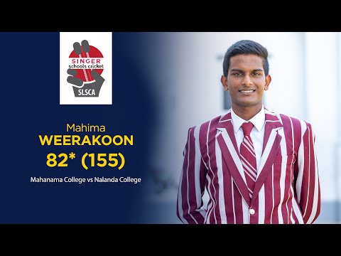 Mahima Weerakoon’s fighting half-century vs Mahanama College