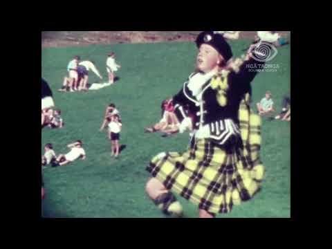 Highland dancing at MANA ARTS FESTIVAL - New-Zealand -1970