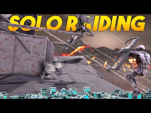 How I SOLO Raided A Hidden Base For Huge Profit - ARK