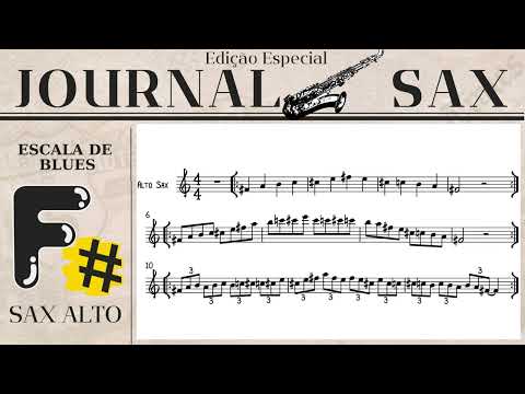 Escala de Blues F# ‐ SAX ALTO