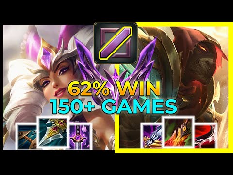 【 62 % Win Pyke 】vs Qiyana - MIDDLE - MASTER - League of Legends Elite Gameplay