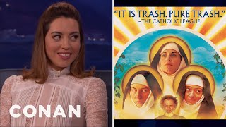 The Catholic League Condemned Aubrey Plaza’s New