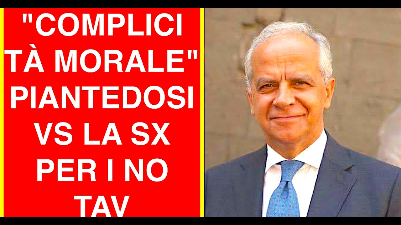 "COMPLICITÀ MORALE" PIANTEDOSI VS LA SINISTRA PER I FATTI NO TAV