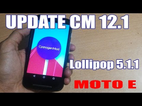 How to Update CyanogenMOD 12.1 in MOTO E (1st Gen) to Latest Version