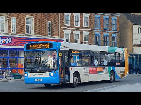 PEAK EXTRA: Route X79 | NK55AHZ/22341 - Stagecoach North East: MAN 18.220LF/Alexander Dennis ALX300