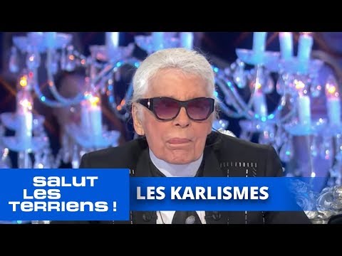 Karl Lagerfeld réagit à ses Karlismes - Salut les Terriens
