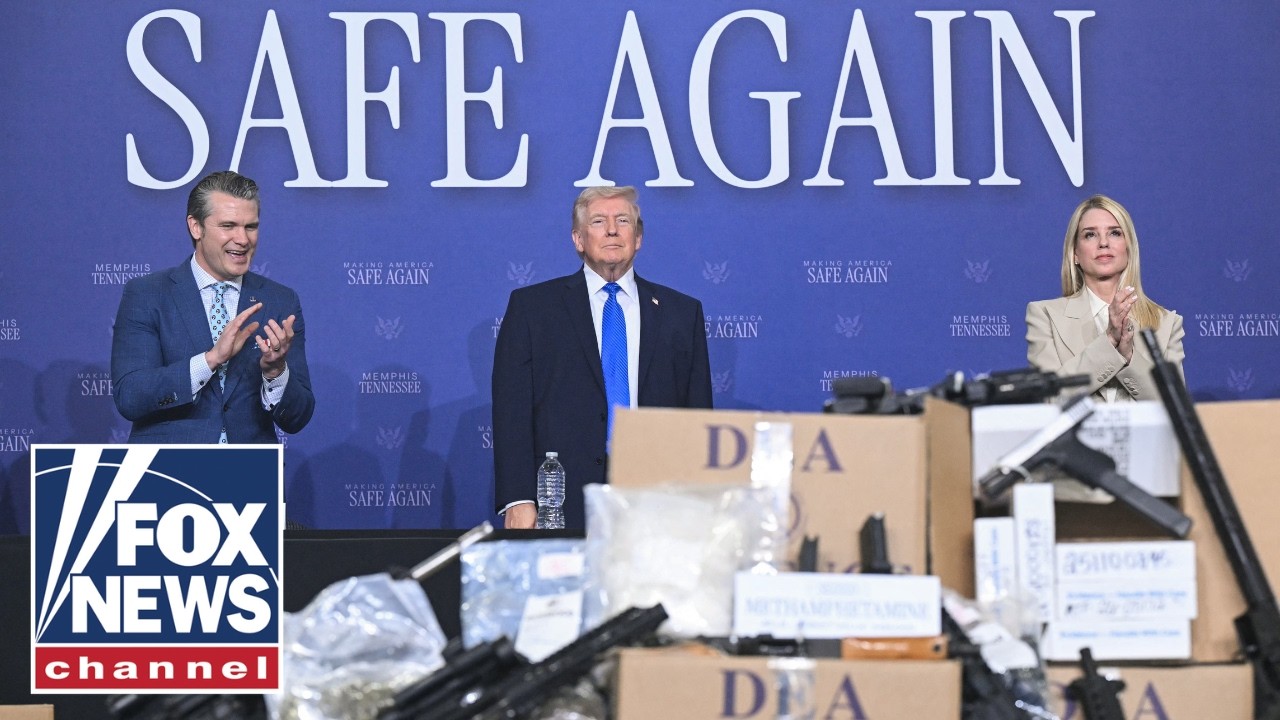Trump highlights sharp crime drop at event in Memphis, TN