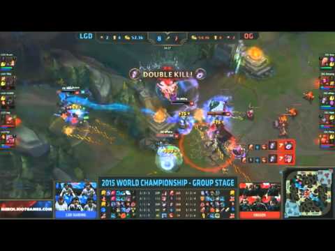 Xpeke Orianna Quadra Kill - League of Legends World Championship 2015 | LGD vs OG