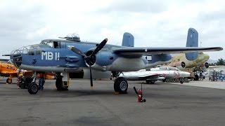 First Flight PBJ-1J Mitchell Bomber B-25 "Semper Fi" Camarillo Airport CAF SoCal