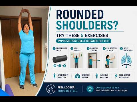 Rounded Shoulders? Try These 5 Exercises