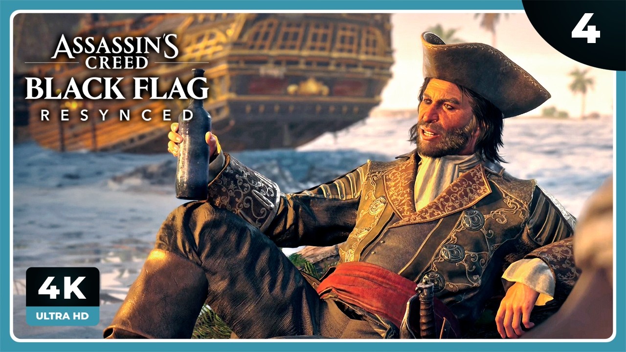 ACBF #4 | UN PLAN AMBICIOSO | ASSASSIN'S CREED BLACK FLAG RESYNCED Gameplay Español