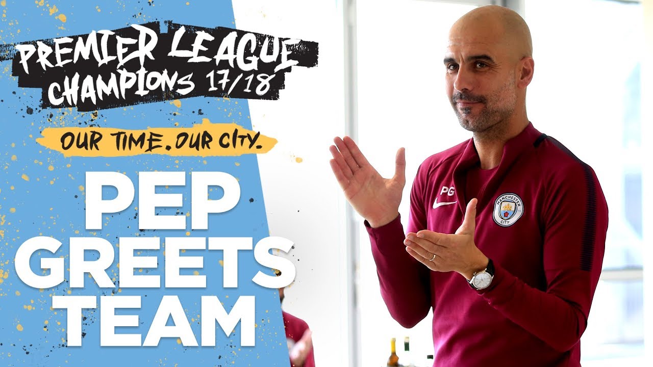 Pep's Speech To Players & Staff | 