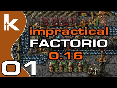 Impractical Factorio 0.16 Ep 01 | A Somewhat Practical Start | Factorio Let's Play