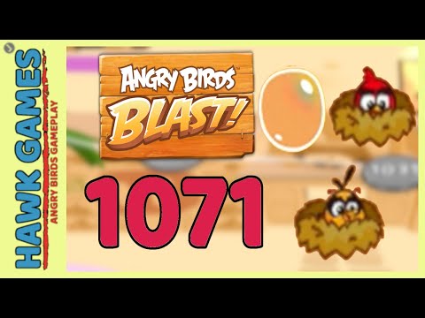 Angry Birds Blast Level 1071 Extreme - 3 Stars Walkthrough, No Boosters