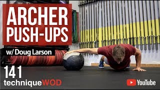 Archer Push-up exercise video thumbnail