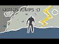 Kratos Jumps Off Cliff But Its Crudely Animated