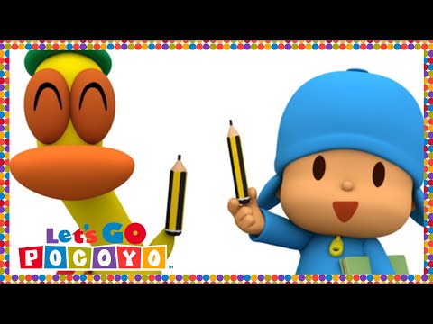 🎒 POCOYO in ENGLISH - Pocoyo Goes to School [ Let's Go Pocoyo ] | VIDEOS and CARTOONS FOR KIDS