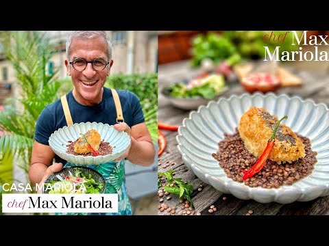 BACCALÀ FRITTO in pastella CROCCANTE e LENTICCHIE Ricetta per Natale o Capodanno | Chef Max Mariola