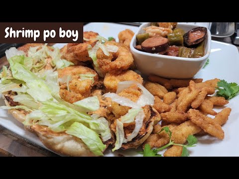 fried shrimp po boy recipe