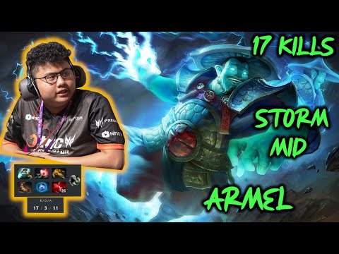 TnC.Armel Storm Spirit Mid 17 kills VS Fnatic Raven Sea pro dota 7.28bfullgameplay