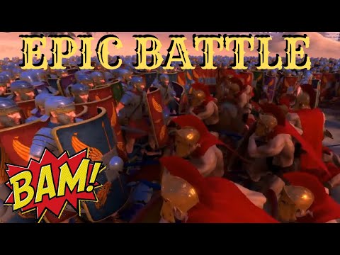 300 Spartans vs 3000 Romans ⚔️ Who Wins? 🎲 Ultimate Epic Battle Simulator