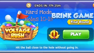 GOLF RIVAL- VOLTAGE RUSH// BRINK GAME// HARD MODE// FINAL ROUND// HOLES 10-18