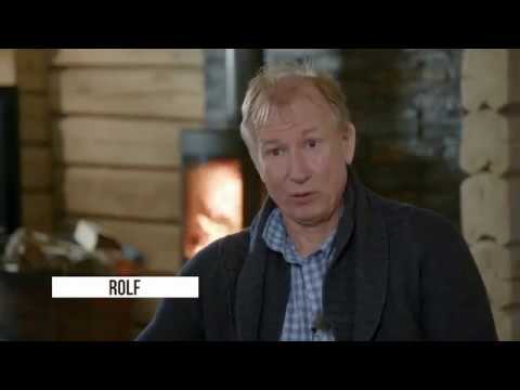 Rolf högg ner 100 träd själv – och byggde sitt drömboende | Välkommen på visning