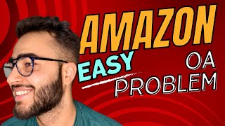 Download the video "An Easy Amazon OA problem | AWS OA | Amazon Coding question"