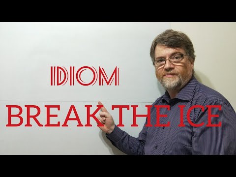 English Tutor Nick P Idioms (368) Break the Ice - Origin