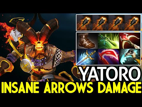 YATORO [Clinkz] Insane Arrows Damage Instant Kill Anyone Dota 2