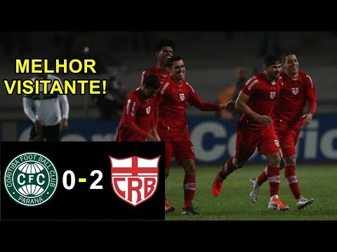 Coritiba 0 x 2 CRB - Gols  Melhores Momentos - Série B