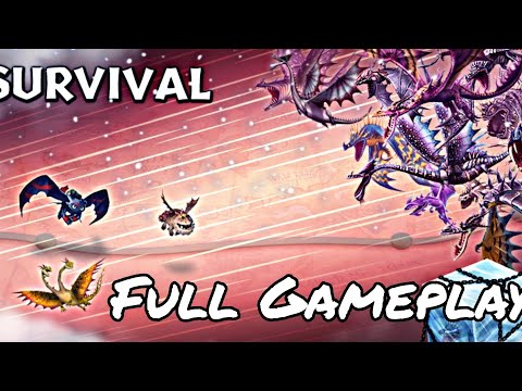 NEW SURVIVAL GAUNTLET FULL GAMEPLAY - Dragons: Rise of Berk