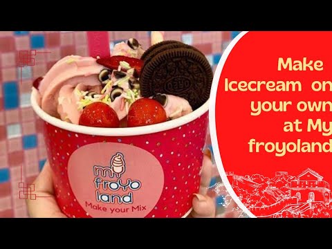 Make Icecream topping on your own at My Froyoland