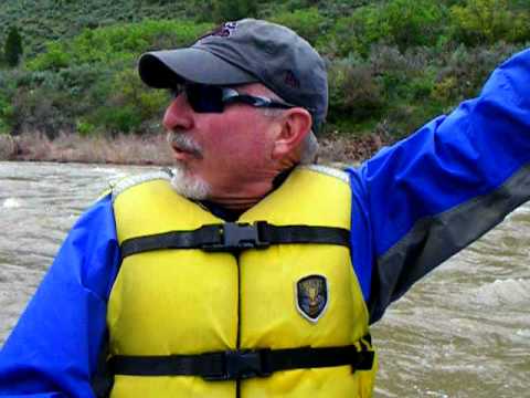 Mike Wilde talks about Entrada sandstone layer geology near Glenwood Canyon