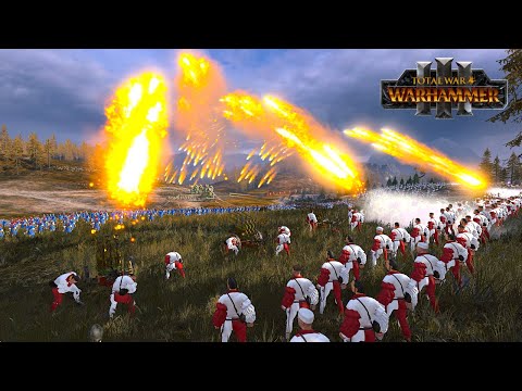 The Empire vs Greenskins - Rocket Improvement Mod | Total War WARHAMMER3 Thrones of Decay | 4K