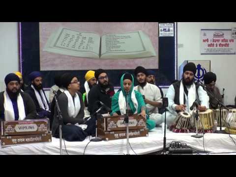 Bibi Bhinderpal Kaur Manchester Smagam Thursday Evening 10 Dec 2015 | Shabad Gurbani Keertan