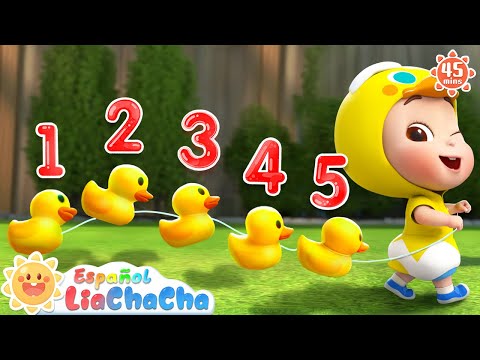 Cinco Patitos Se Perdieron🦆 | Canción de Números | LiaChaCha en Español - Canciones Infantiles
